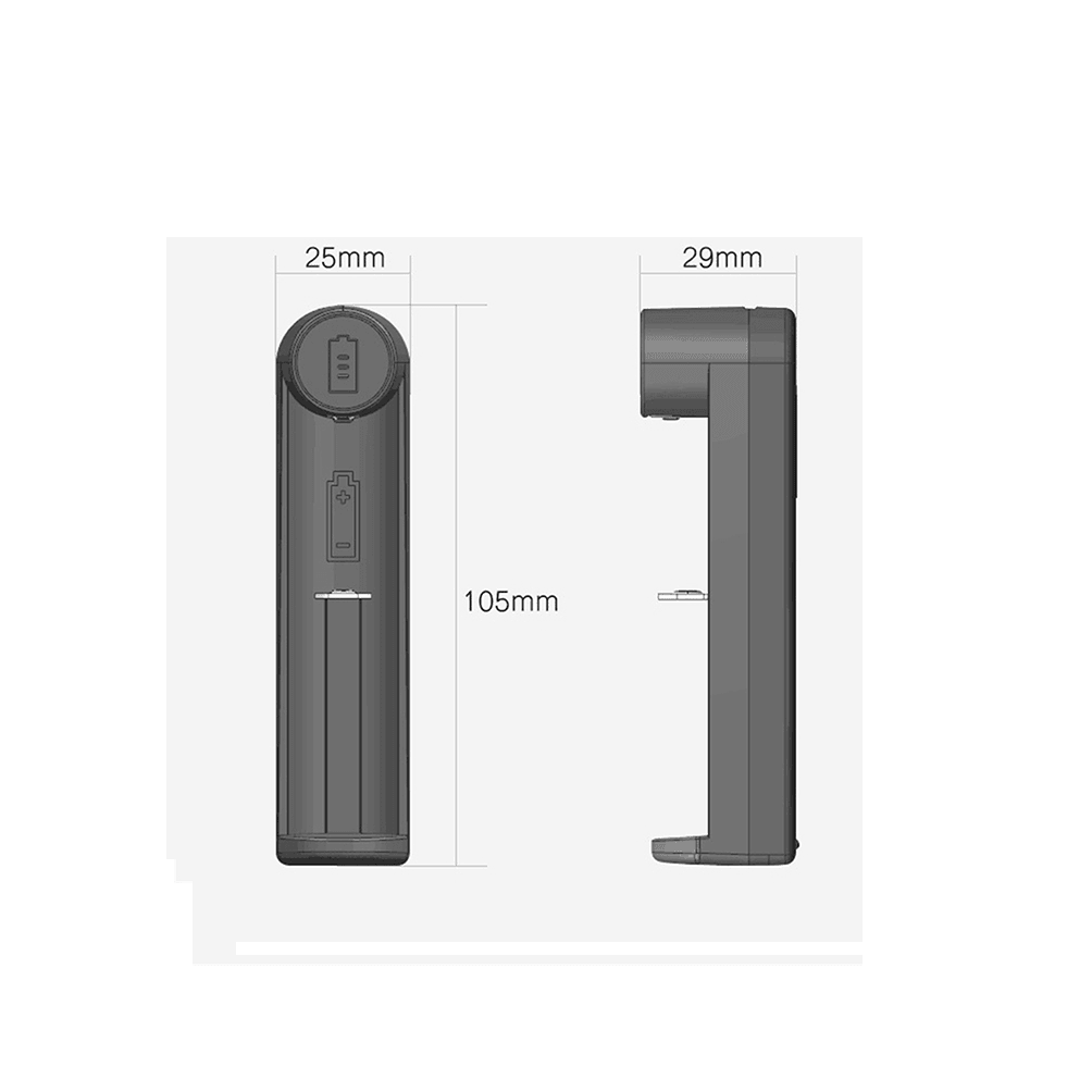 Cargador Rapido Pilas Baterias De Litio Puerto USB BAT7