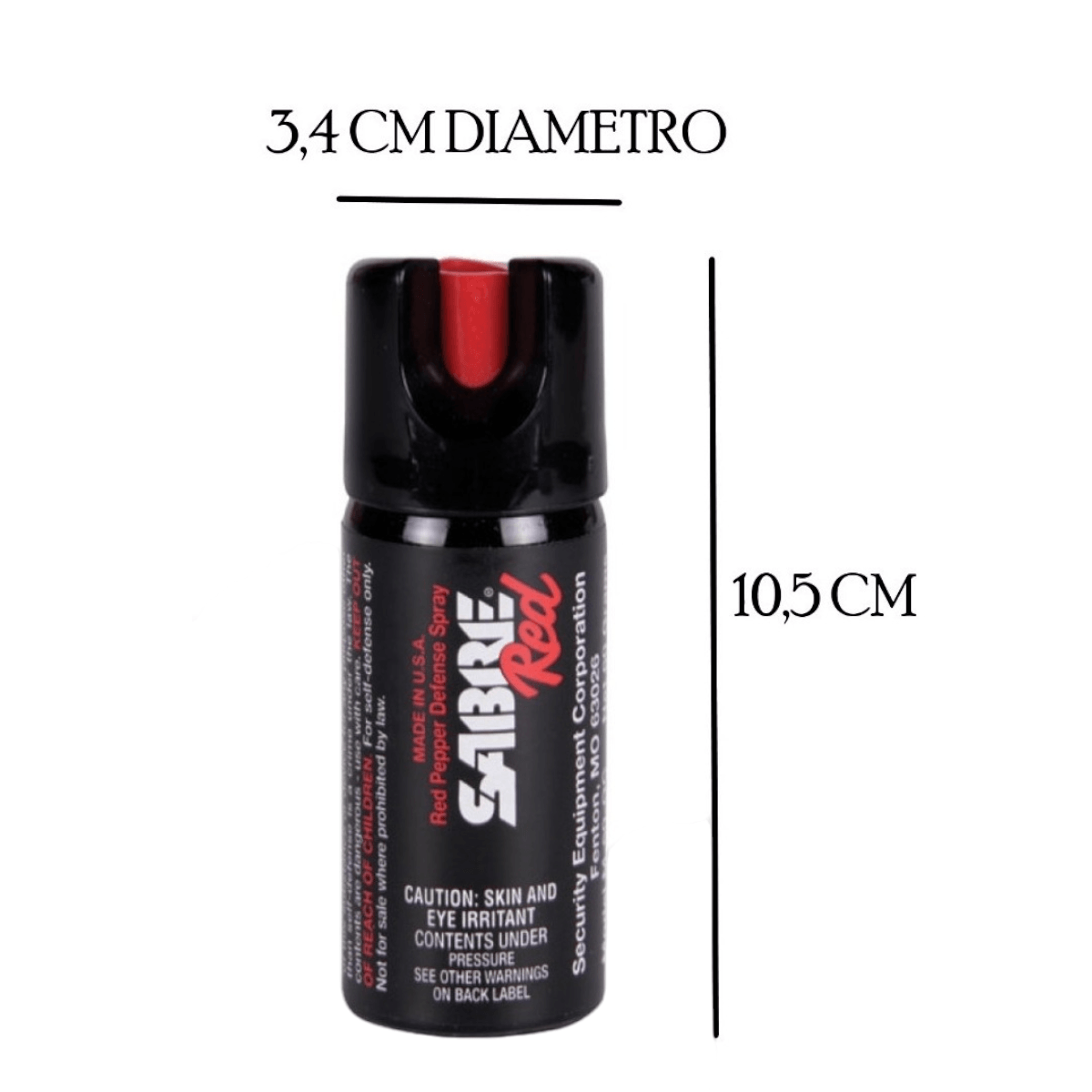 Gas pimienta lacrimógeno Sabre 60ml