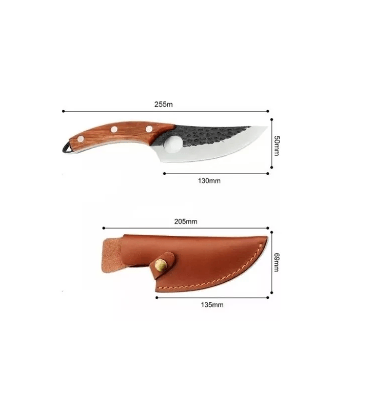 Cuchillo Carnicero Deshuesado Acero Forjado A Mano CHMP28