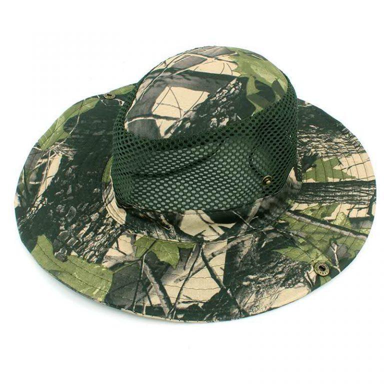 Sombrero tactico estilo safari selva con malla SBR10