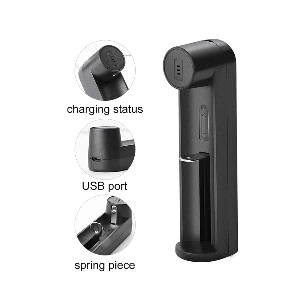 Cargador Rapido Pilas Baterias De Litio Puerto USB BAT7