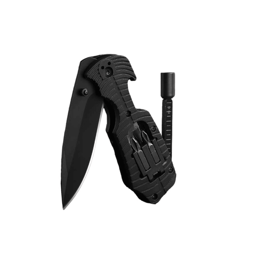 Cuchillo Plegable Multiherramienta Destornillador 4en1 CHMP25