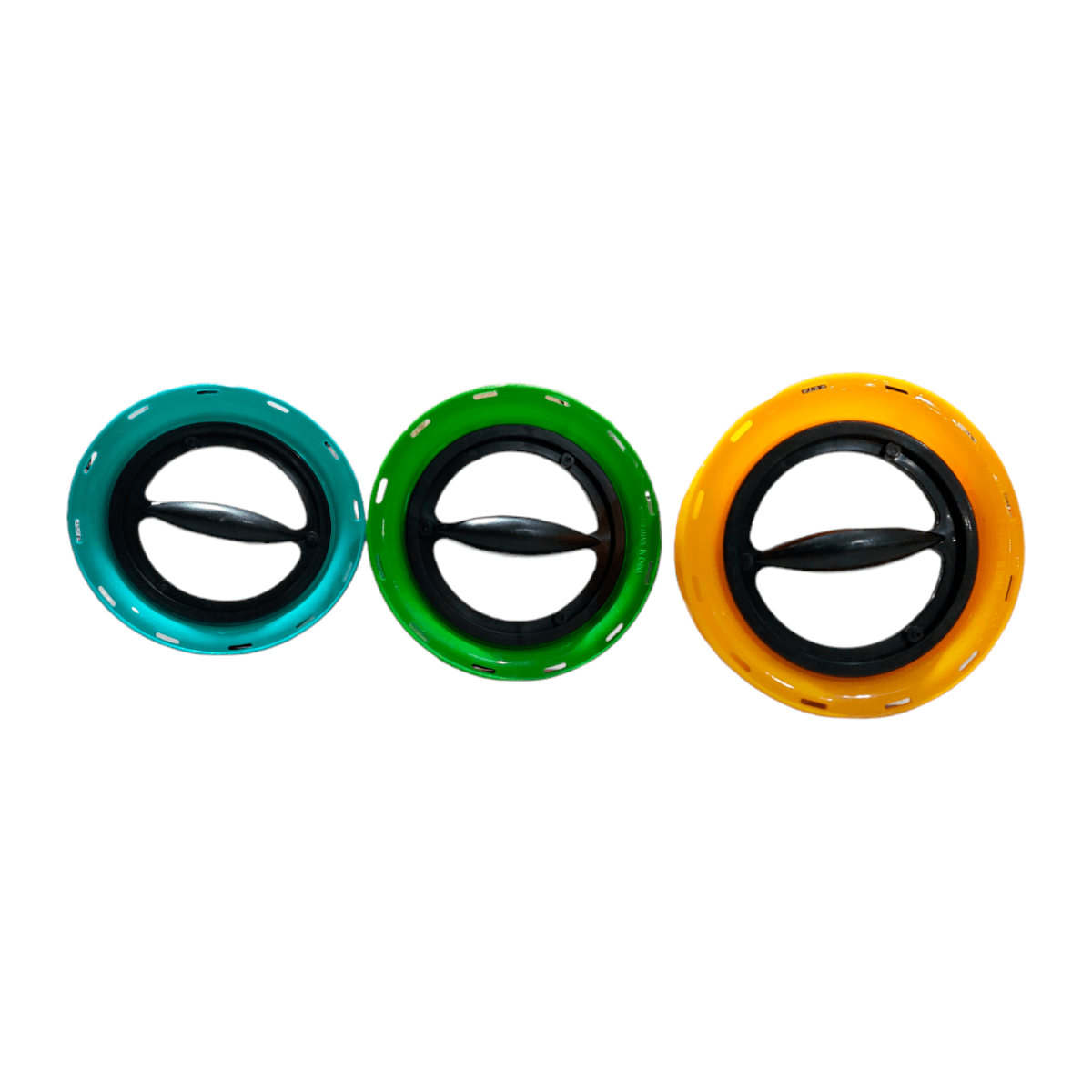 Carrete mano manija giratoria pesca 19 cm HRR42