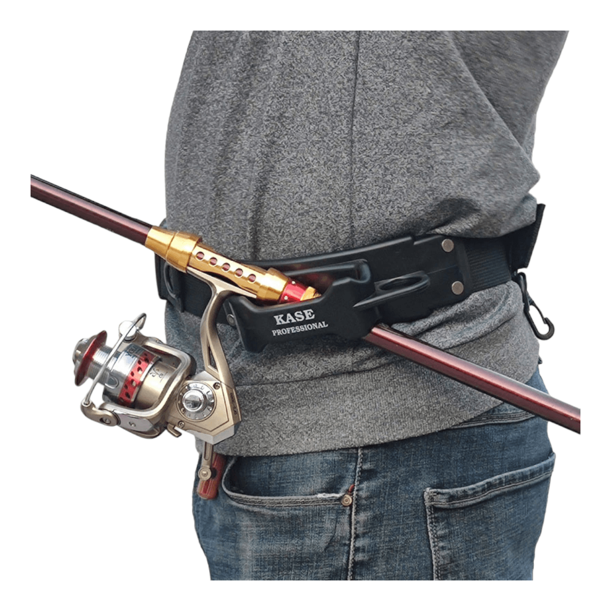 Cinturon Soporte Caña De Pescar Ajustable HRR8