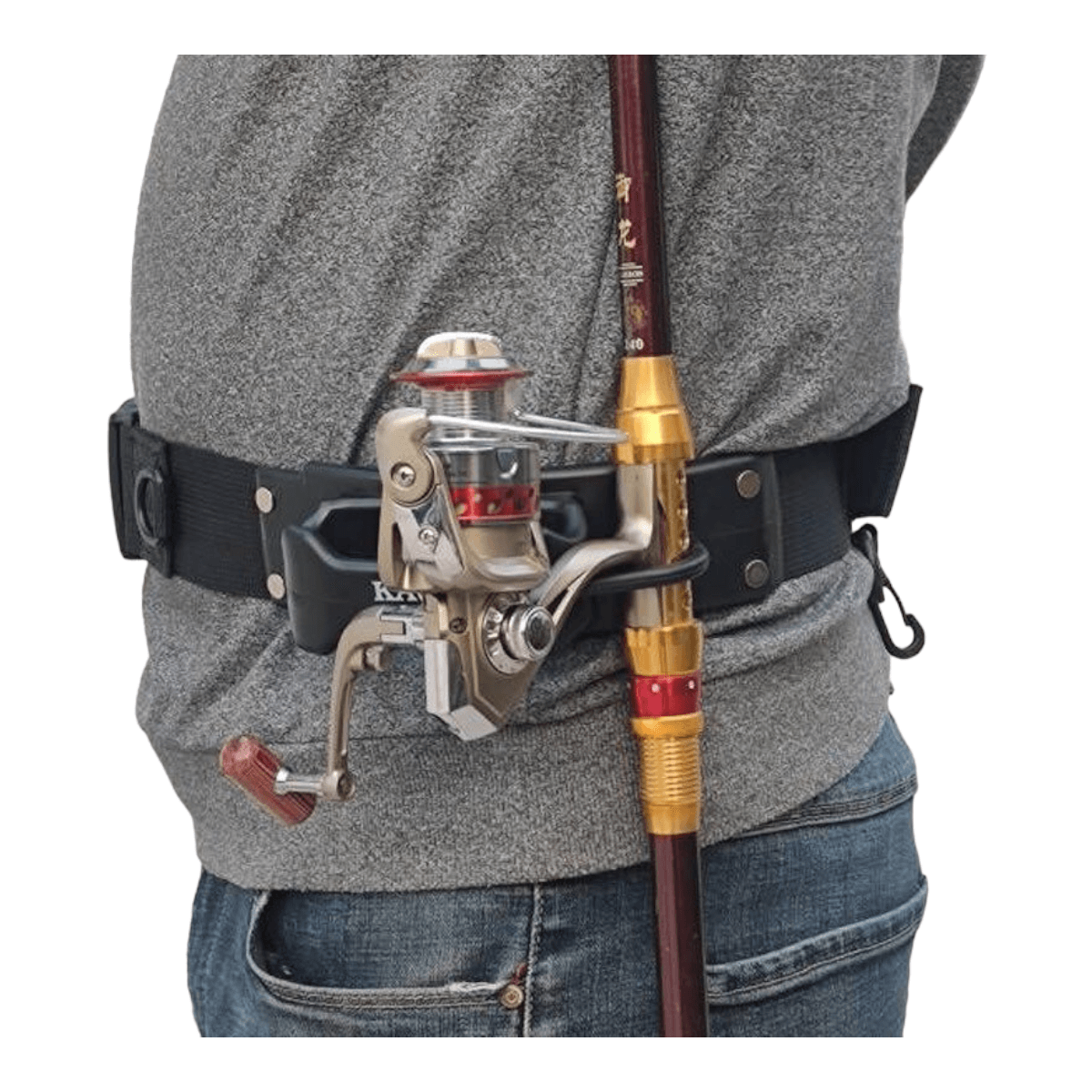 Cinturon Soporte Caña De Pescar Ajustable HRR8