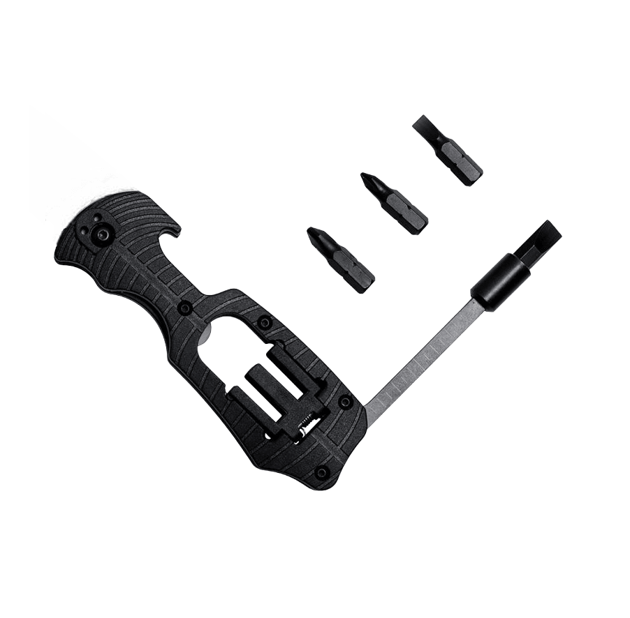 Cuchillo Plegable Multiherramienta Destornillador 4en1 CHMP25