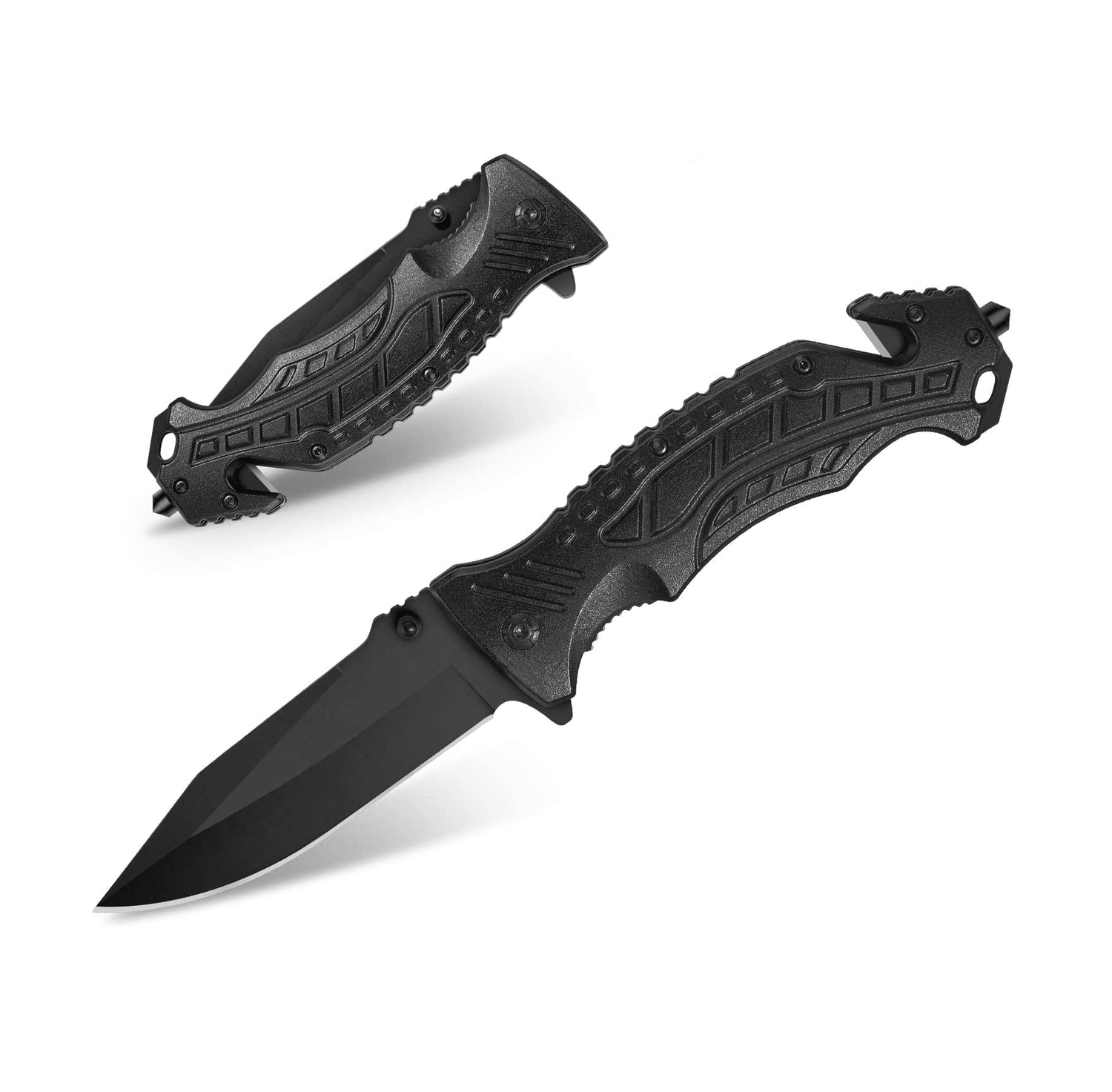 Cuchillo Plegable 5en1 Acero Multiusos CHMP23