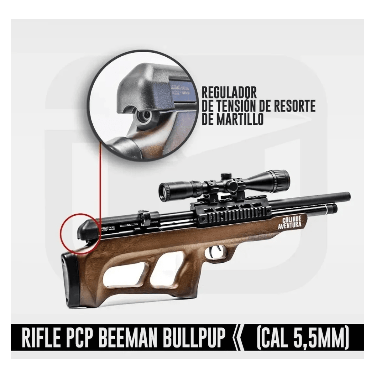 Rifle Pcp Beeman 1358 Bullpup 5,5 Mm Aire Comprimido RF1