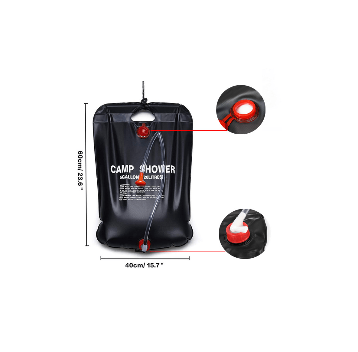 Ducha Shower 20L Portatil Camping DPT1