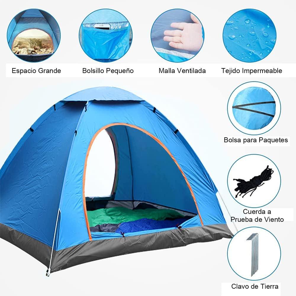Tienda de Campaña camping para 2-4 Personas Automática TC23