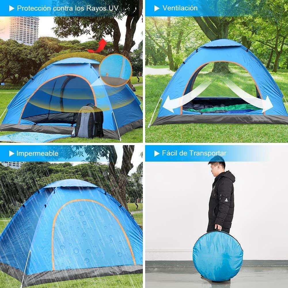 Tienda de Campaña camping para 2-4 Personas Automática TC23