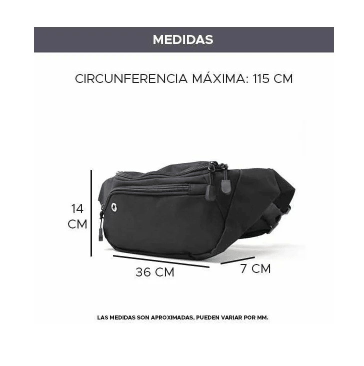 Riñonera tactica banano BT16