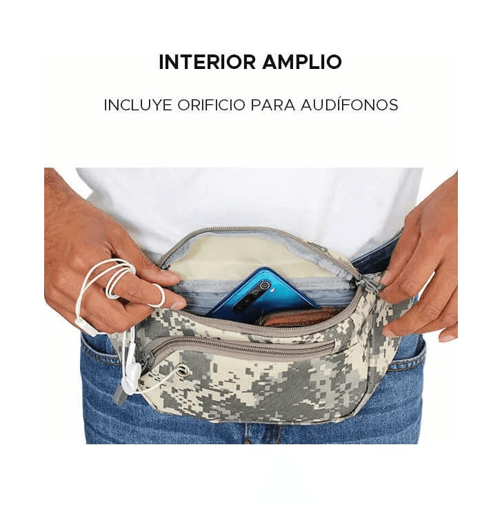 Riñonera tactica banano BT16