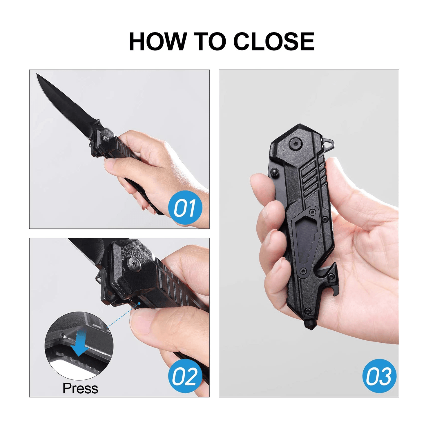Cuchillo Plegable 7en1 Multiusos CHMP22