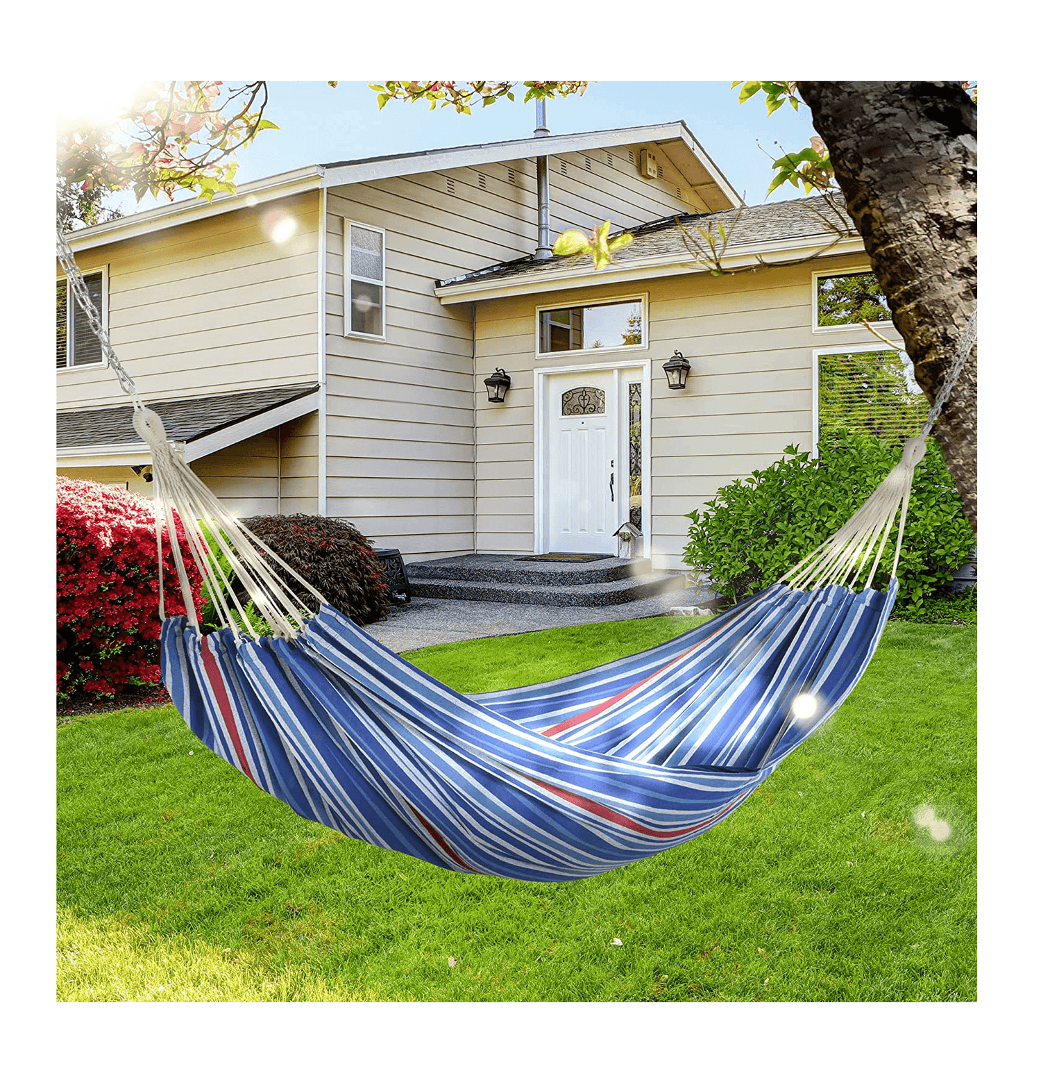 Hamaca Algodon colgante 190x90 180kg HC1