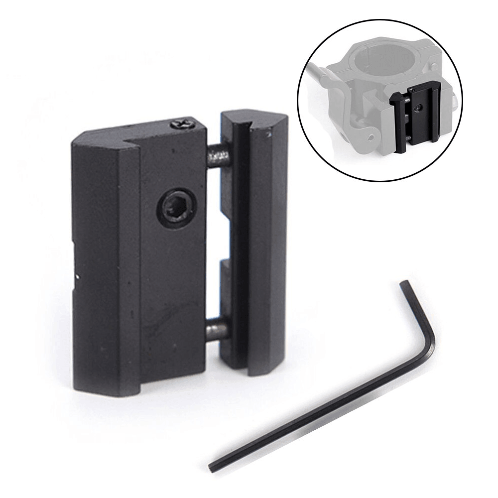 Adaptador riel 11mm a 21mm Picatinny montura mira MTR3