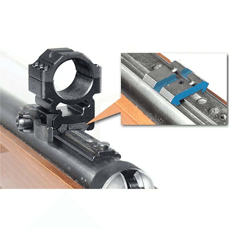 Adaptador riel 11mm a 21mm Picatinny montura mira MTR3