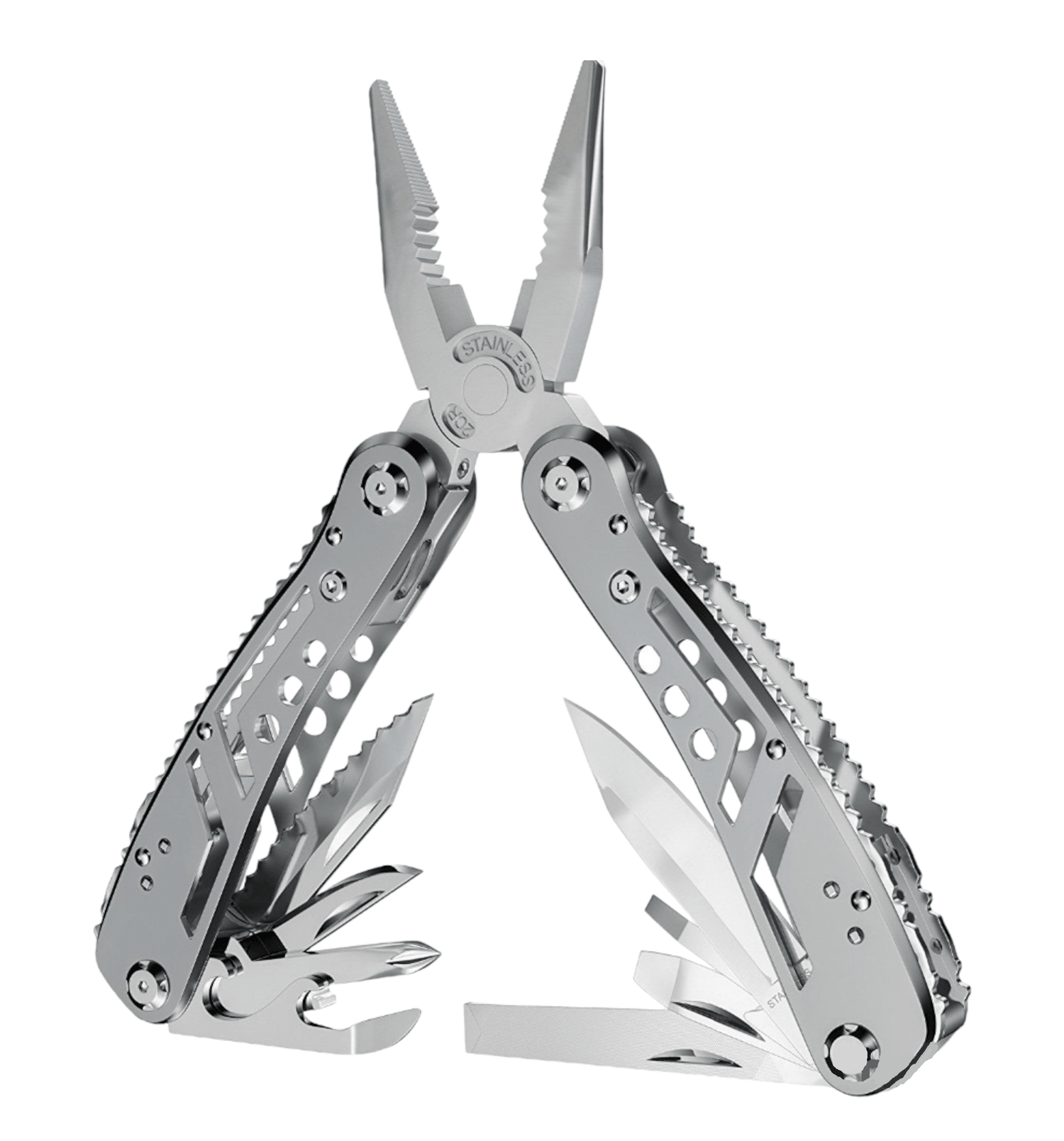 Alicate Multiherramientas Plegable Acero Inoxidable HTO2