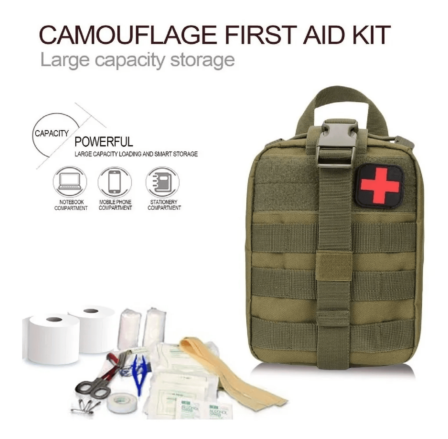 Kit Tactico Primeros Auxilios BPA3