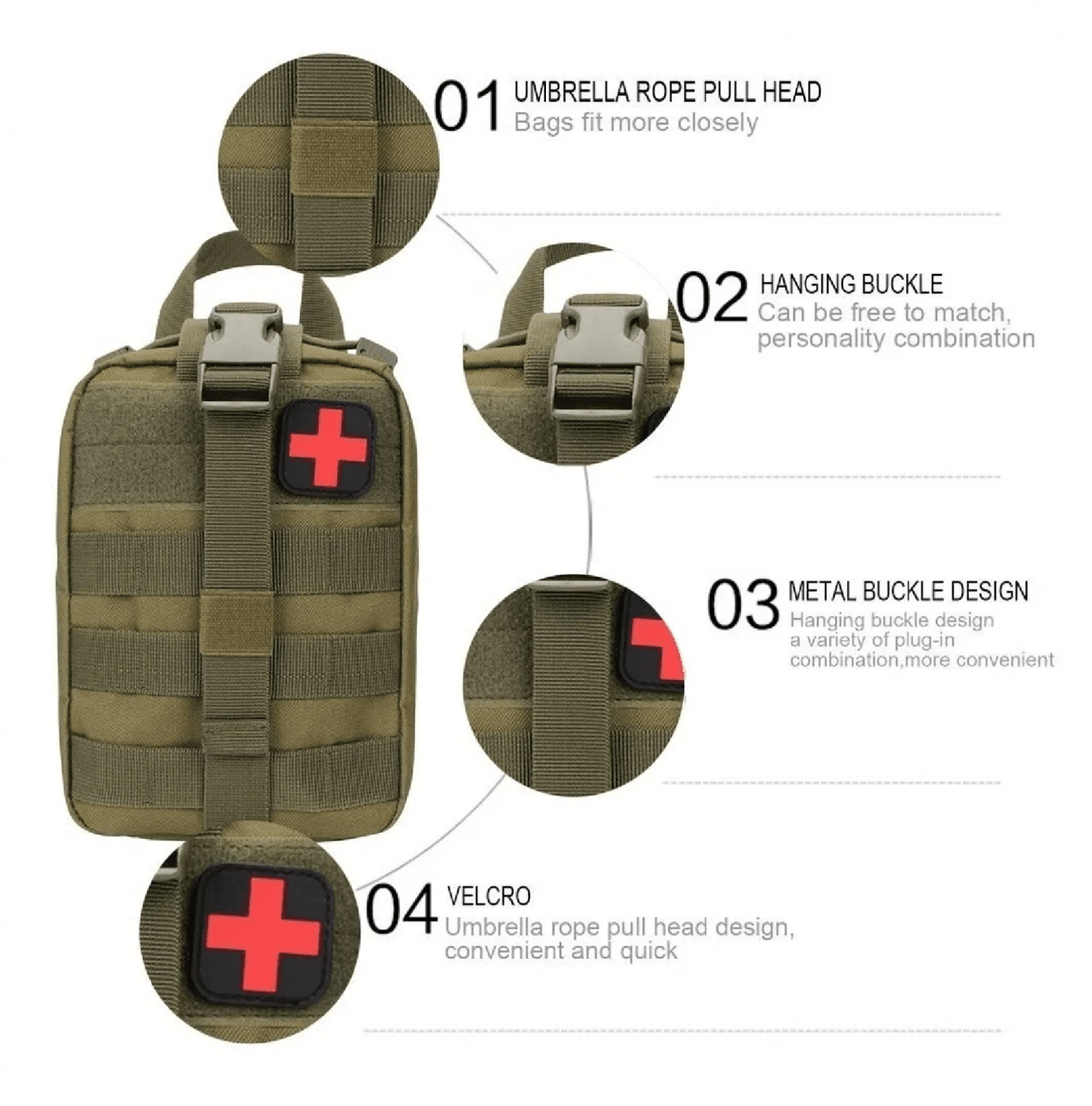 Kit Tactico Primeros Auxilios BPA3