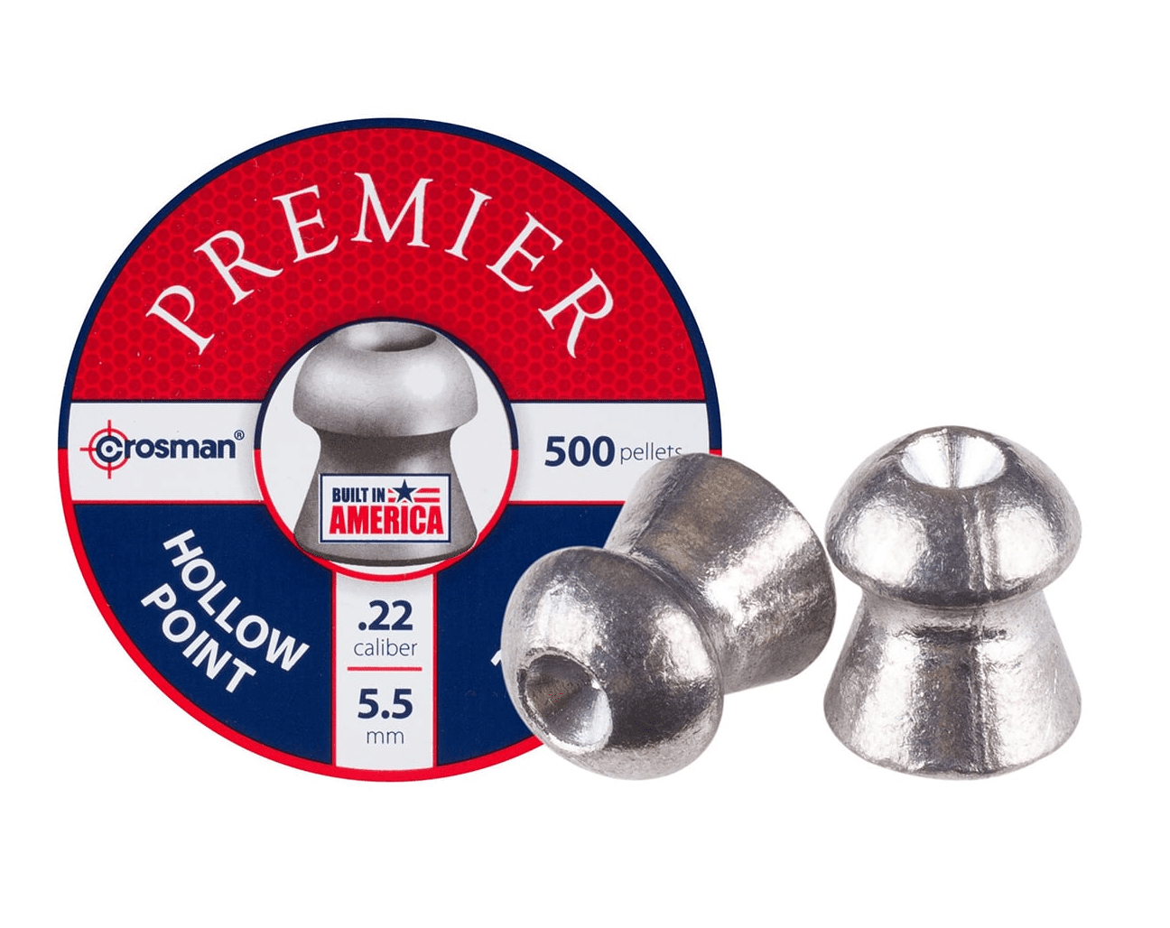 Balines Caza 5.5mm Diabolo x500 Plomo 14.3g PTN15