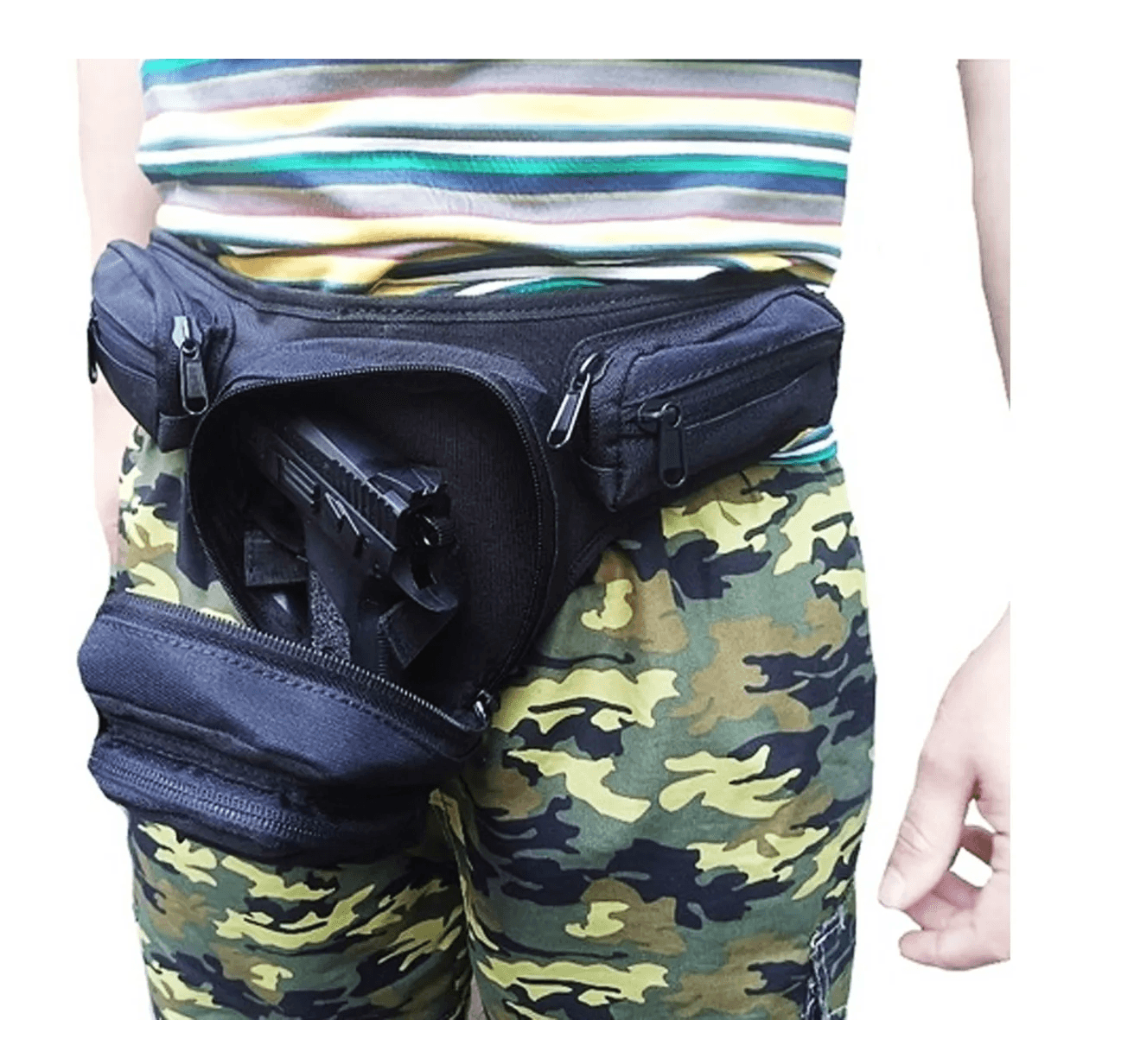 Bolso Banano Riñonera Porta Arma Universal Táctico BT21