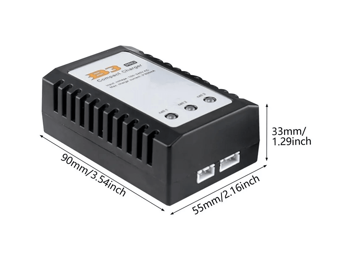 Cargador Bateria Lipo 7.4v Lipo 11.1v B3 Airsoft Paintball BAT4