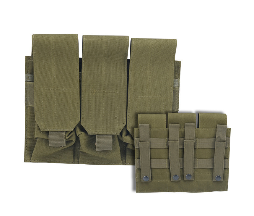 Bolsa Tactica Militar Molle Triple Airsoft Rifle PBM21