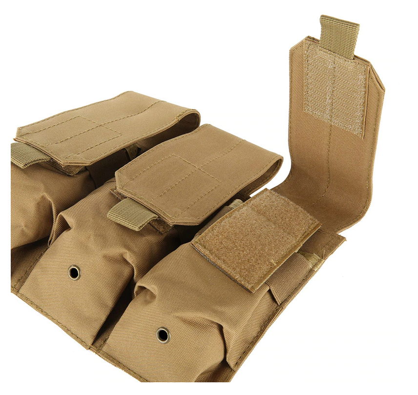 Bolsa Tactica Militar Molle Triple Airsoft Rifle PBM21