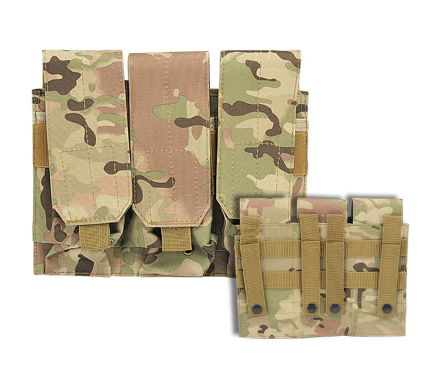 Bolsa Tactica Militar Molle Triple Airsoft Rifle PBM21
