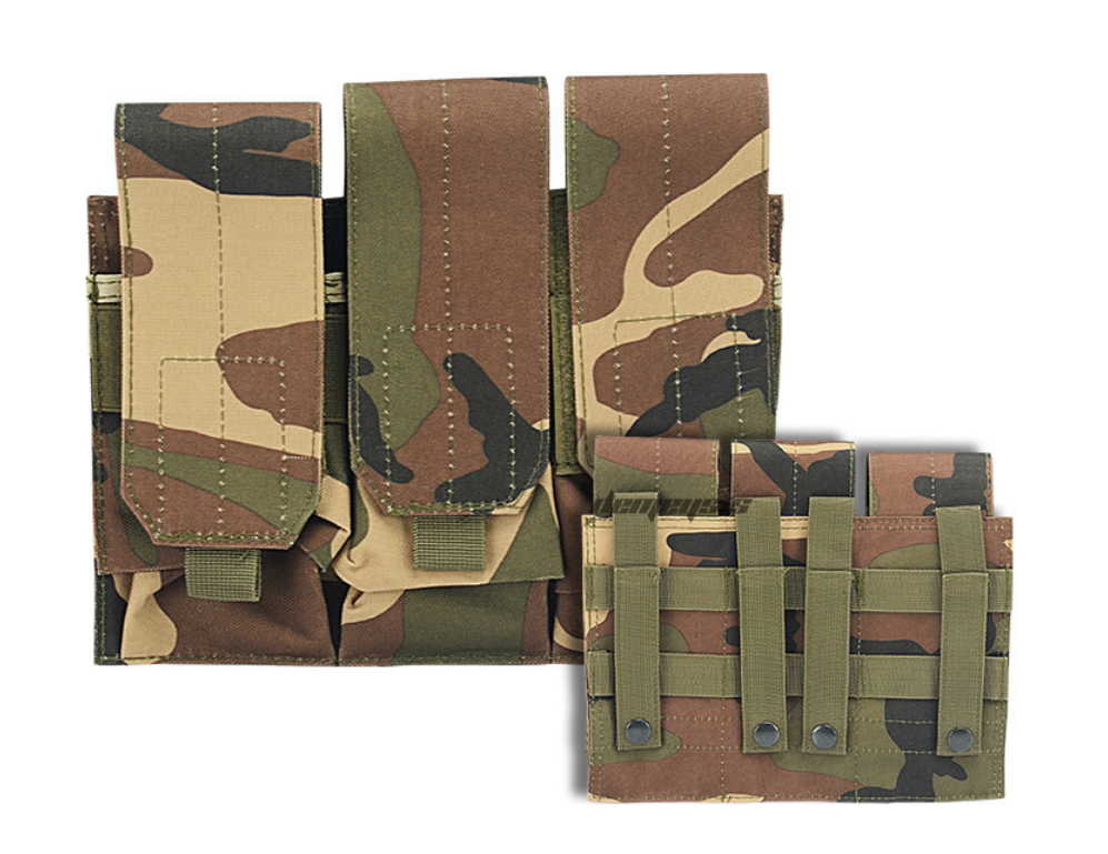 Bolsa Tactica Militar Molle Triple Airsoft Rifle PBM21