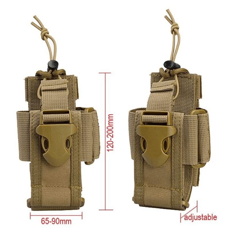 Pouch Tactico Molle WalkieTalkie Radio Funda PBM16