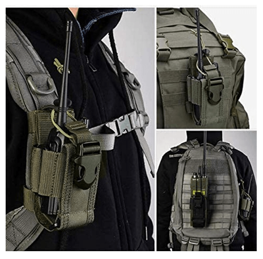 Pouch Tactico Molle WalkieTalkie Radio Funda PBM16