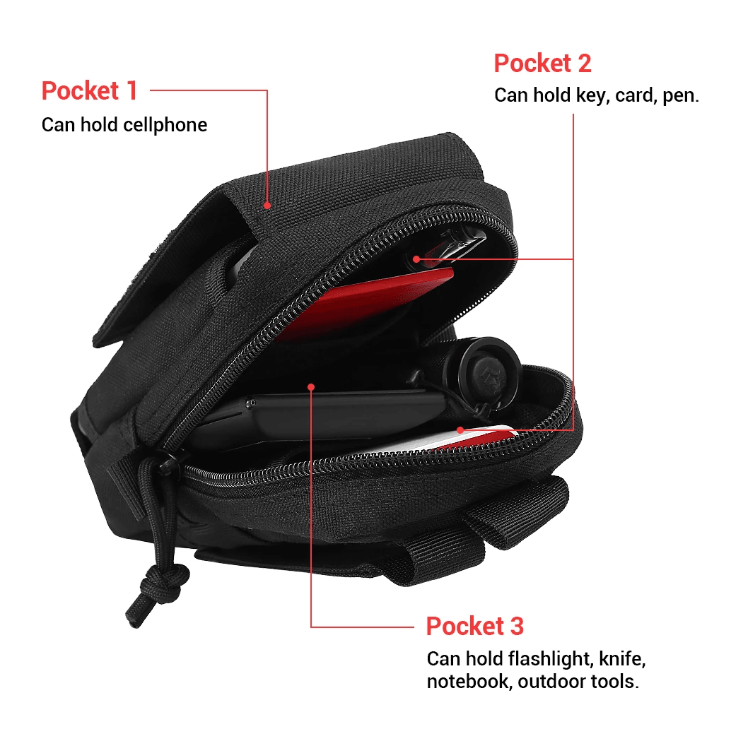 Pouch Tactico Molle Cinturon Funda Telefono PBM15