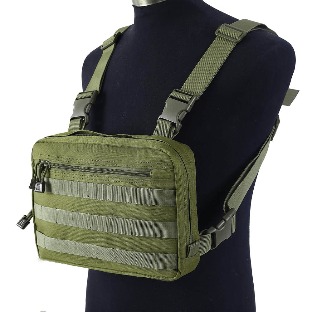 Bolso Táctico Molle Pecho Chaleco Combate Militar CL8