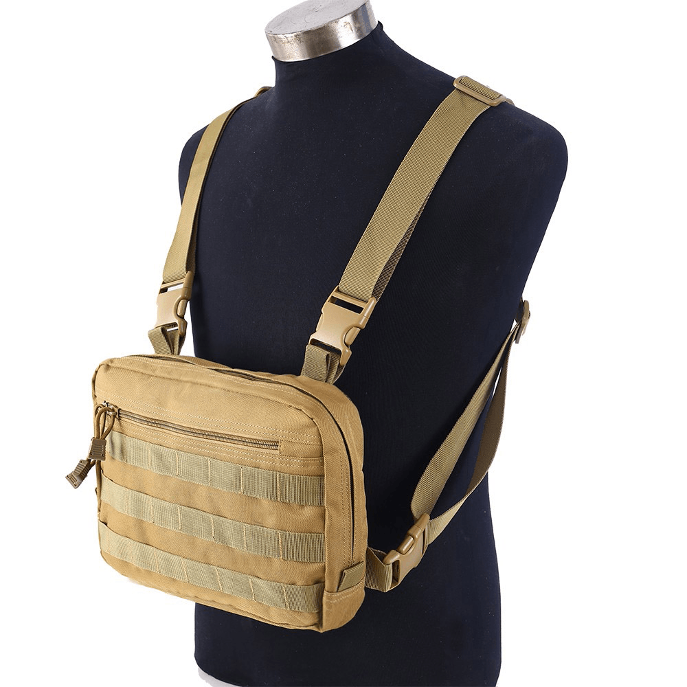 Bolso Táctico Molle Pecho Chaleco Combate Militar CL8