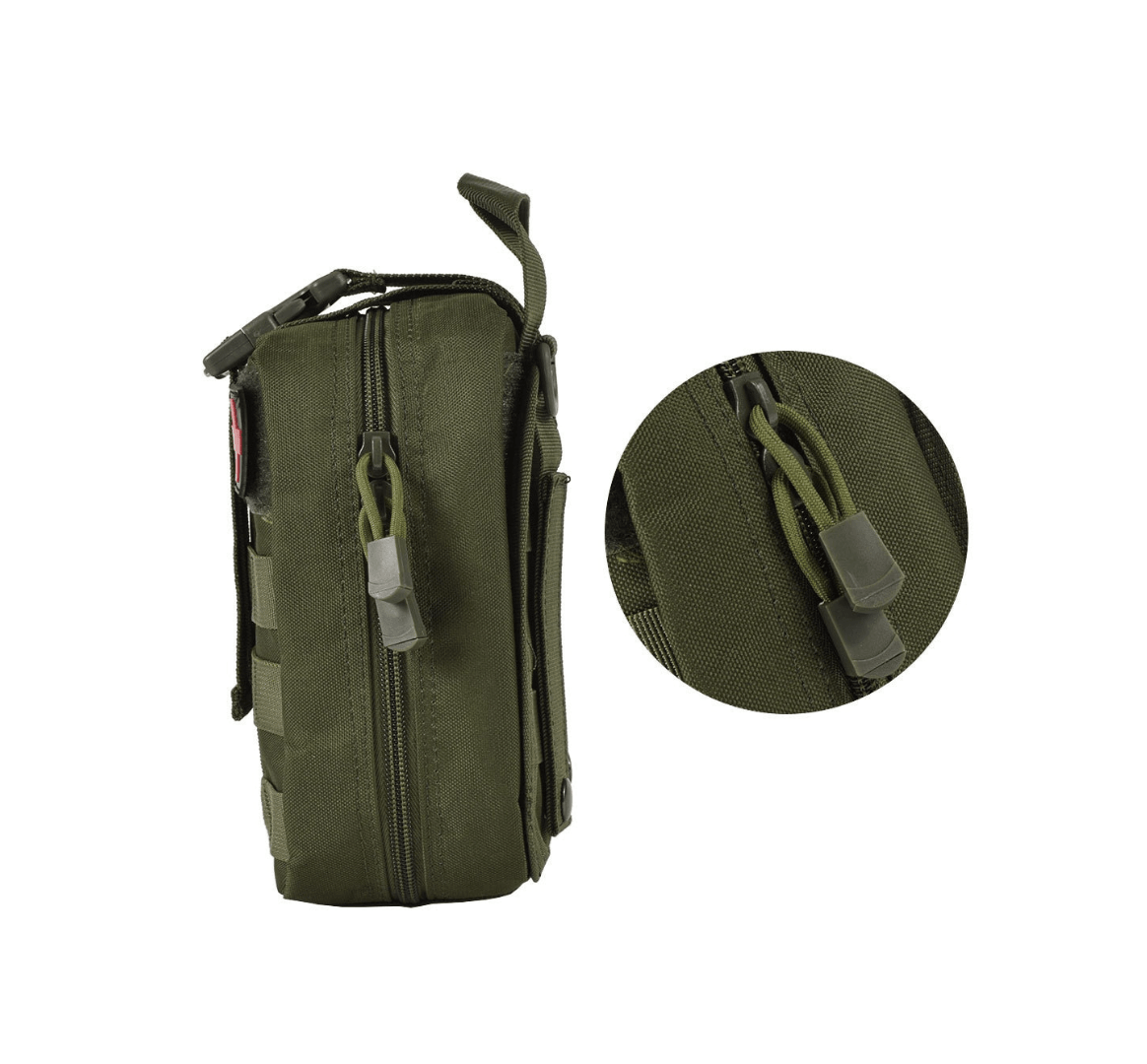 Bolso Pouch Tactico Molle Kit Primeros Auxilios PBM12