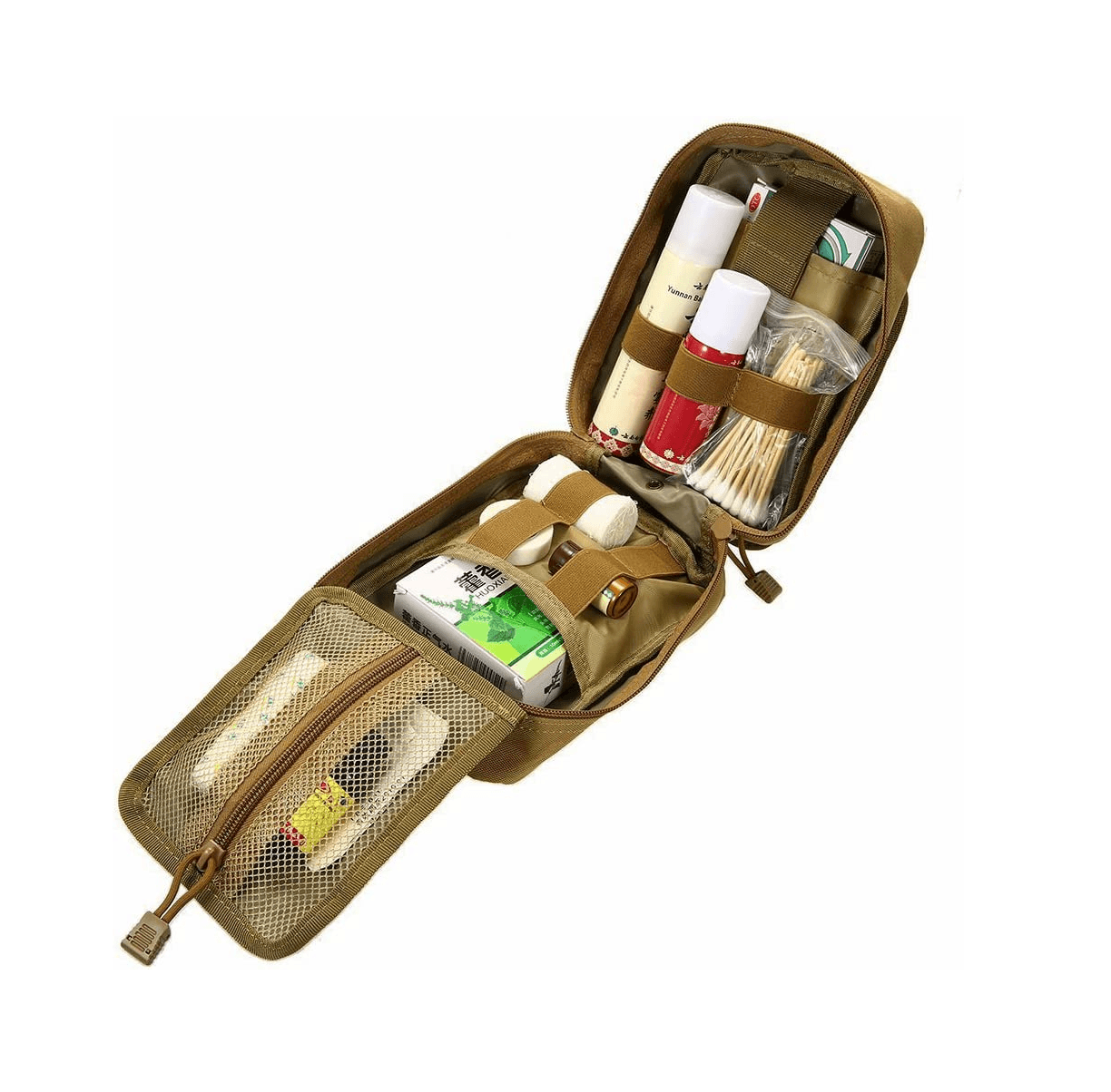 Bolso Pouch Tactico Molle Kit Primeros Auxilios PBM12