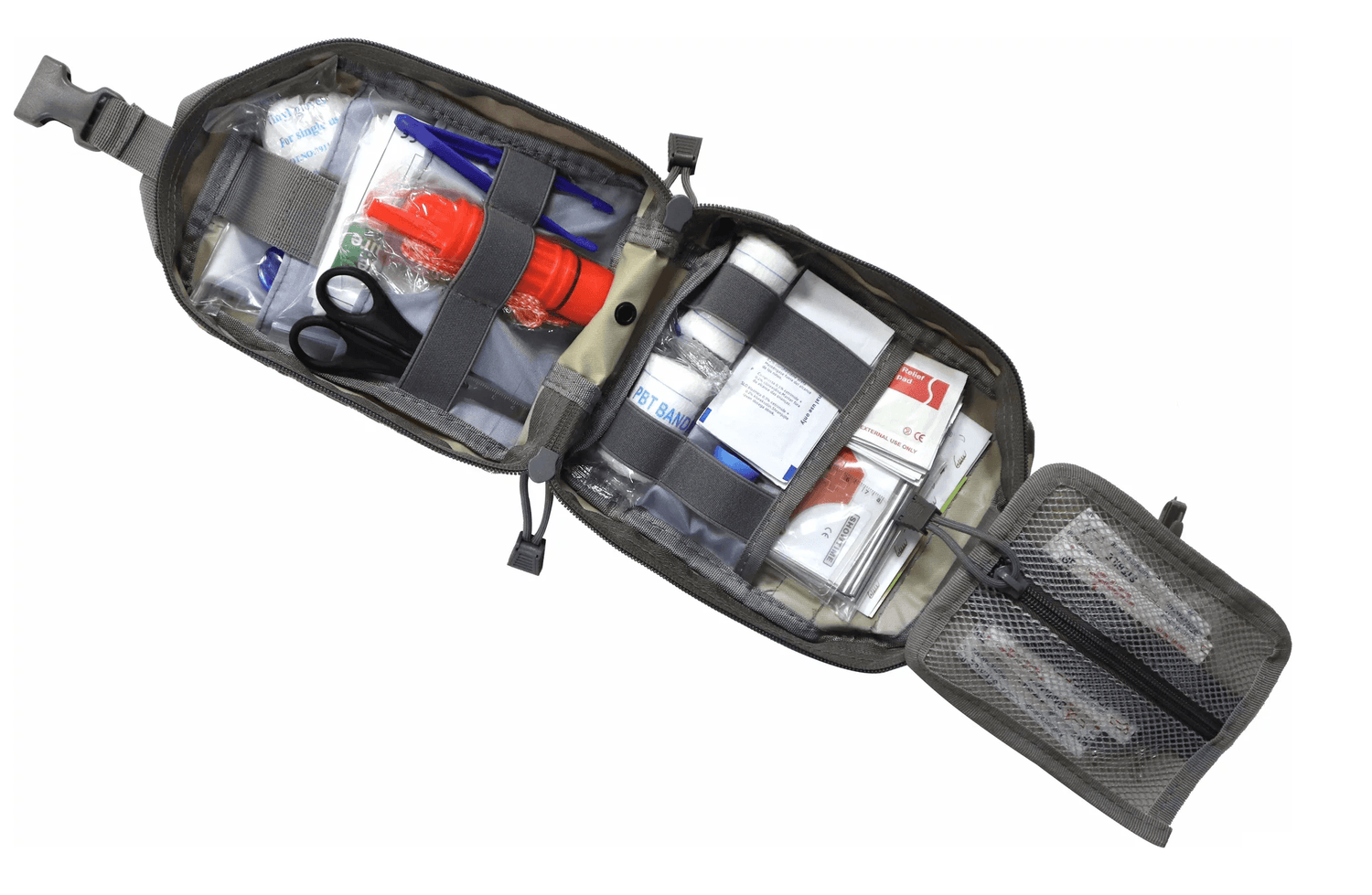 Bolso Pouch Tactico Molle Kit Primeros Auxilios PBM12