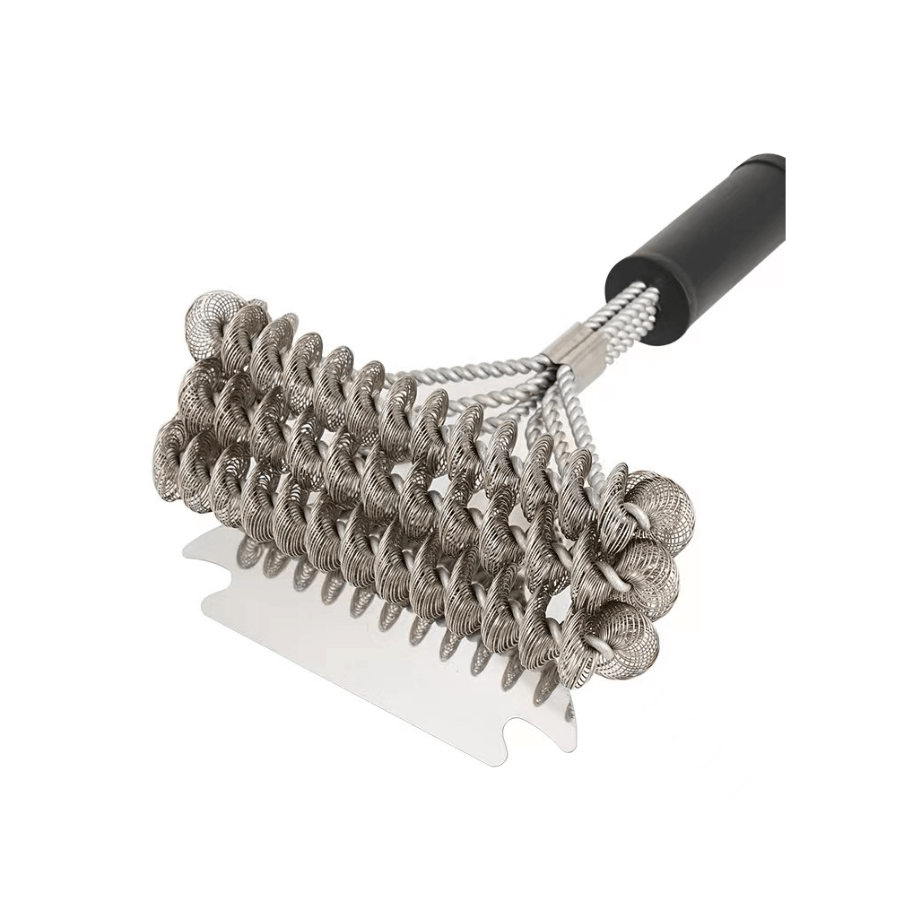 Cepillo Limpiar Parrilla Acero Trenzado CDL2