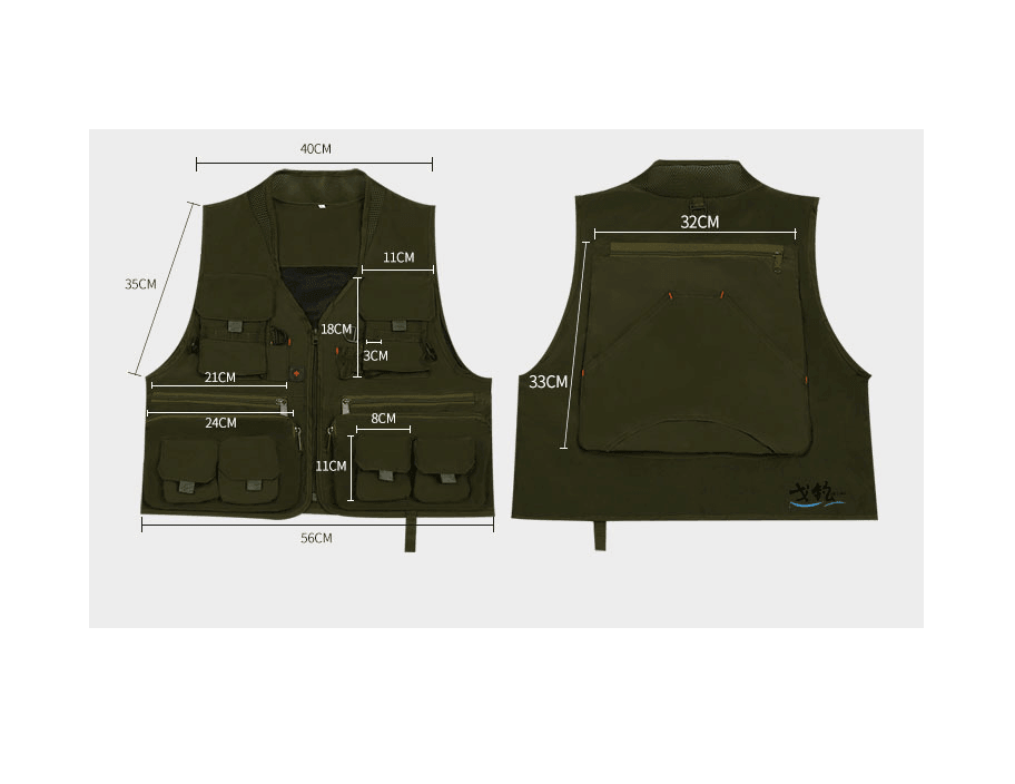 Chaleco Pesca Fotografico Casual CHP10