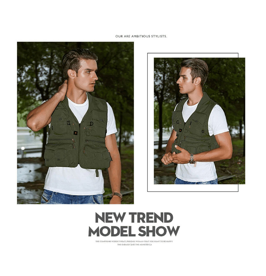 Chaleco Pesca Fotografico Casual CHP10