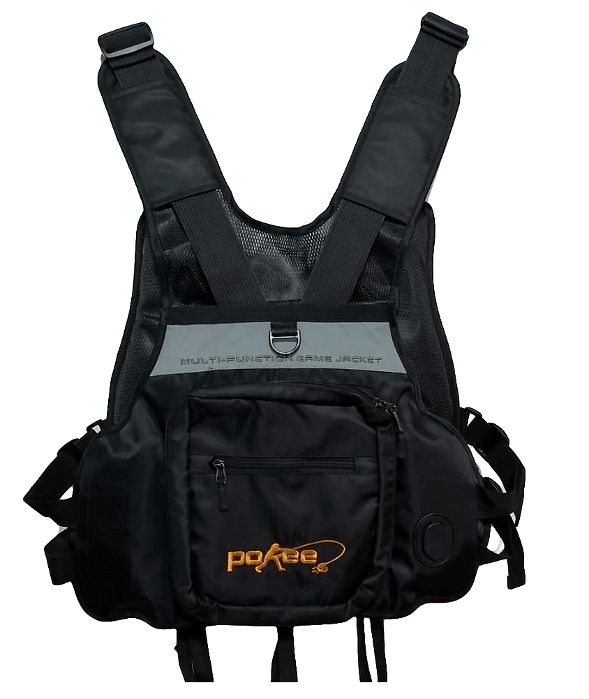 Chaleco Pesca Ajustable Con Salvavidas Pokee2 CHP7