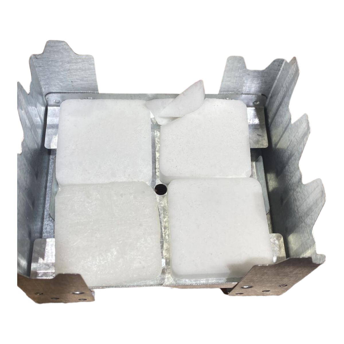 Quemador Estufa Plegable Portatil NO INCLUYE ALCOHOL SOLIDO CN15