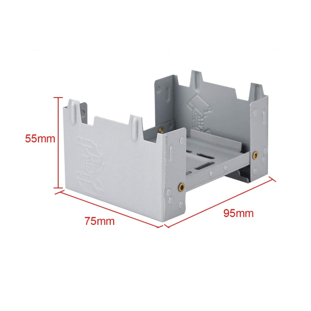 Quemador Estufa Plegable Portatil NO INCLUYE ALCOHOL SOLIDO CN15