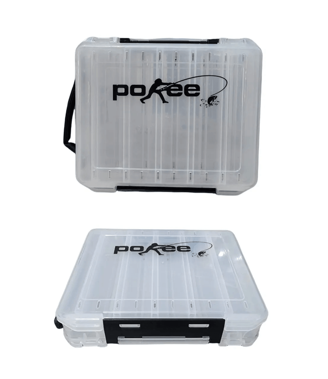 Caja Doble Cara Porta 10 Señuelos Anzuelos Pesca Caza 17x20 HRR35