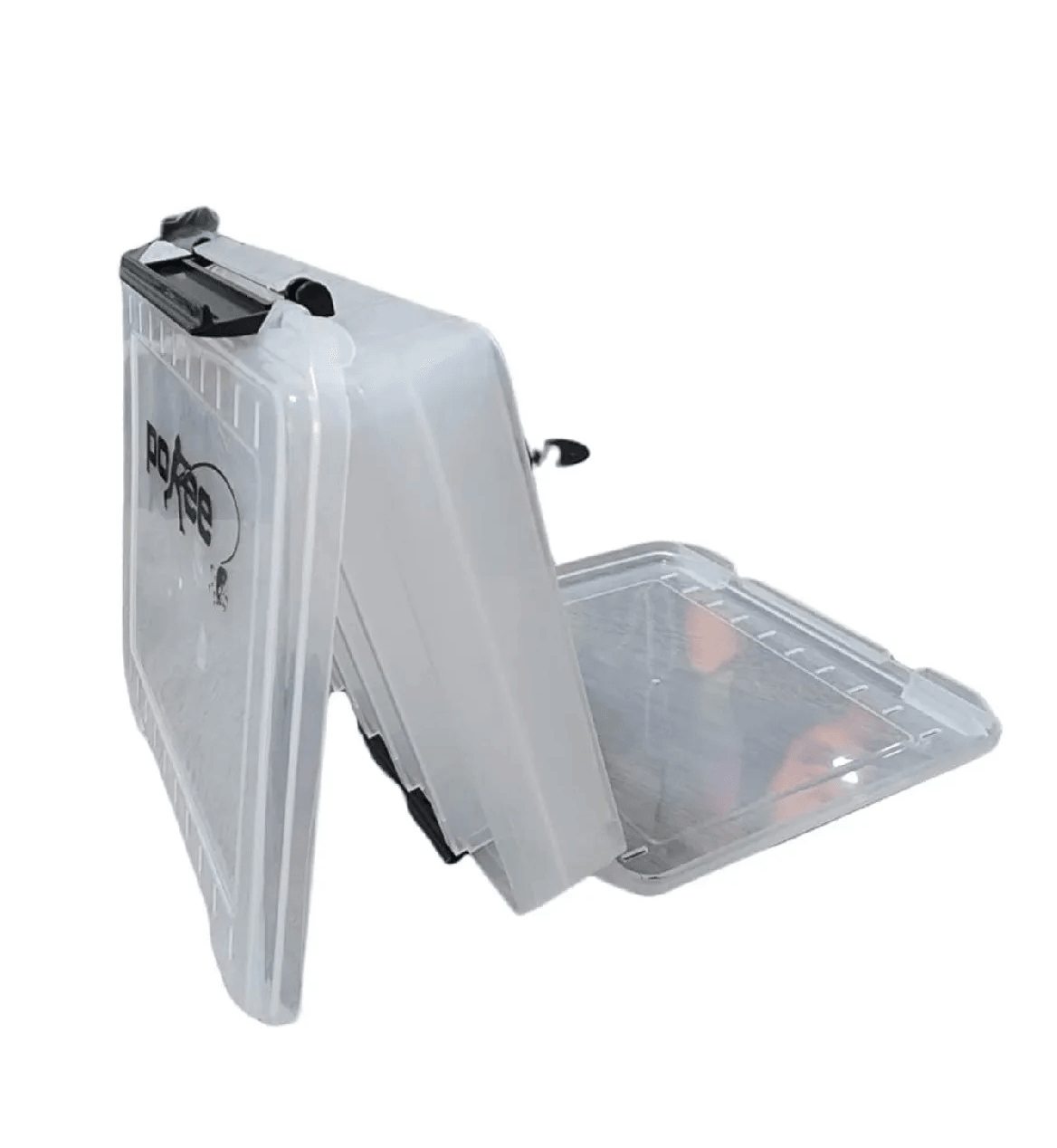 Caja Doble Cara Porta 10 Señuelos Anzuelos Pesca Caza 17x20 HRR35