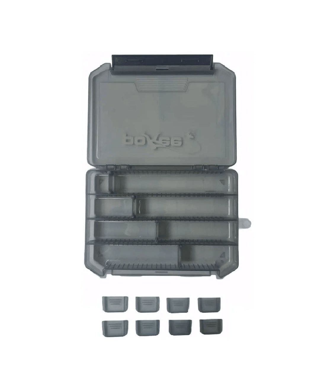 Caja Porta Señuelos Anzuelos Pesca Caza 15 Compartimiento HRR38