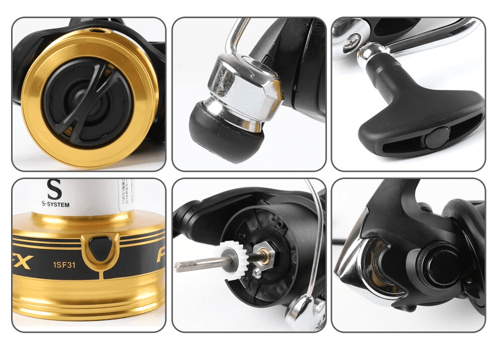 Carrete Shimano Fx C 4000 3 Rodamientos Pesca CRT12