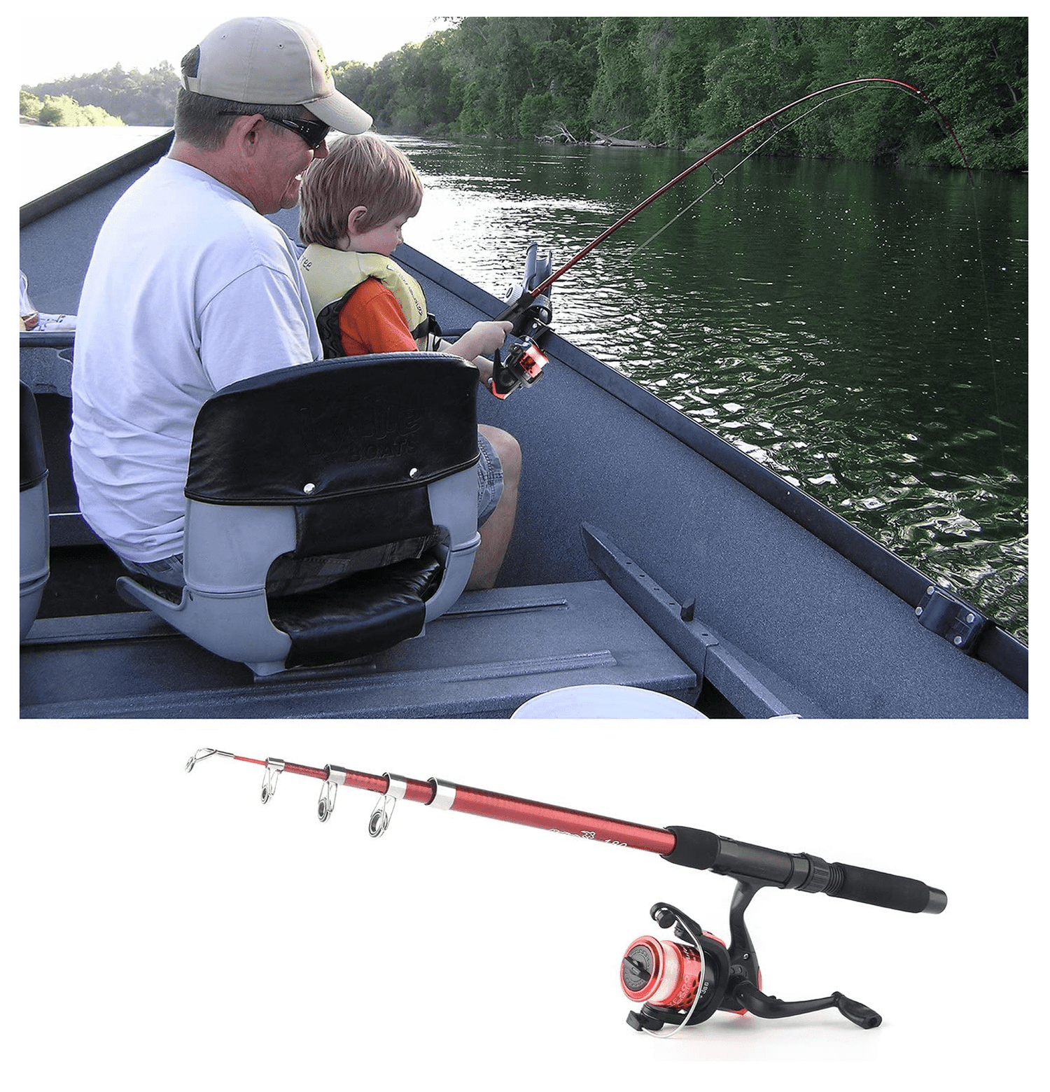 Carrete Pesca Pokee Pequeño Yf 200 CRT17